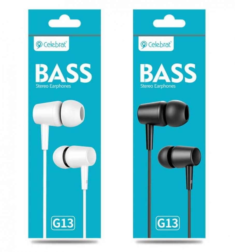 Наушники с микрофоном Celebrat G13 1.2м черные
