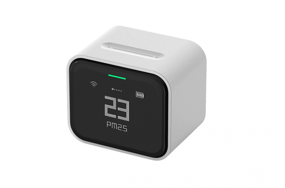 Монитор качества воздуха QingPing Lite 5в1 (СО2, PM2,5,0 температура и влажность) (CGDN1) белый