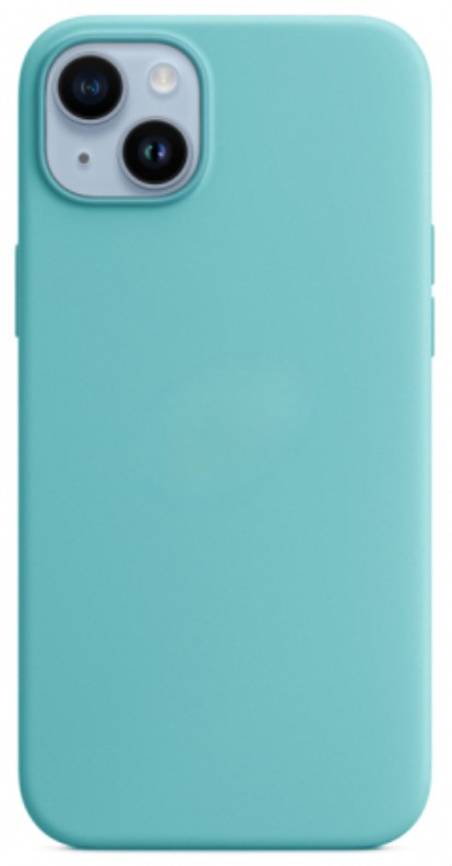 Чехол-накладка  i-Phone 14 Silicone icase  №21 тёмно-бирюзовая