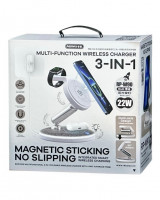 Беспроводное зарядное устройство 3in1 смартфон/Watch/AirPods Remax RP-W90 22Вт белое