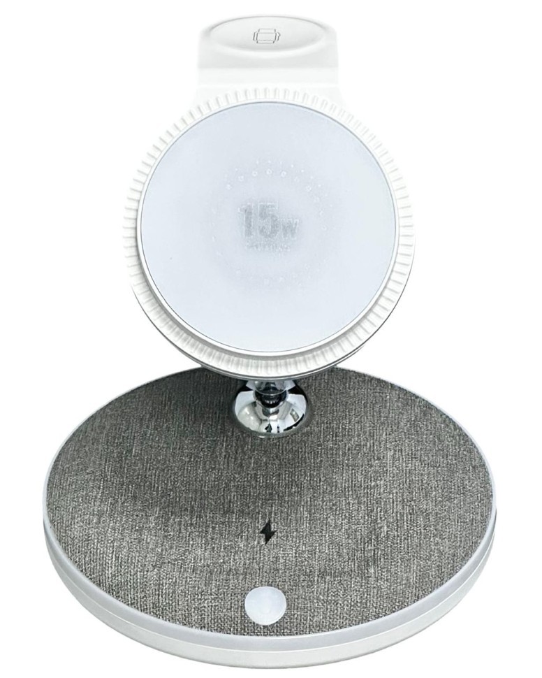 Беспроводное зарядное устройство 3in1 смартфон/Watch/AirPods Remax RP-W90 22Вт белое