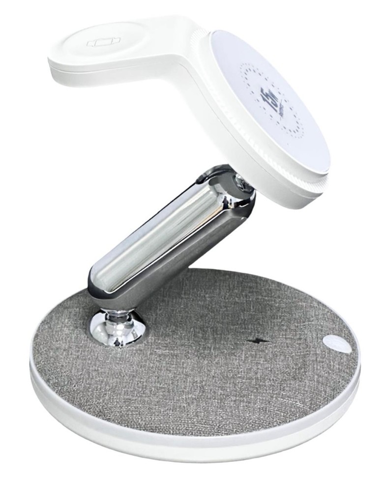 Беспроводное зарядное устройство 3in1 смартфон/Watch/AirPods Remax RP-W90 22Вт белое