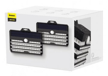 Светодиодный уличный фонарь Baseus Energy Collection Series Solar Wall Lamp (DGNEN-C01) черный