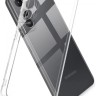 Чехол-накладка силикон 2.0мм Samsung Galaxy S21 FE прозрачный