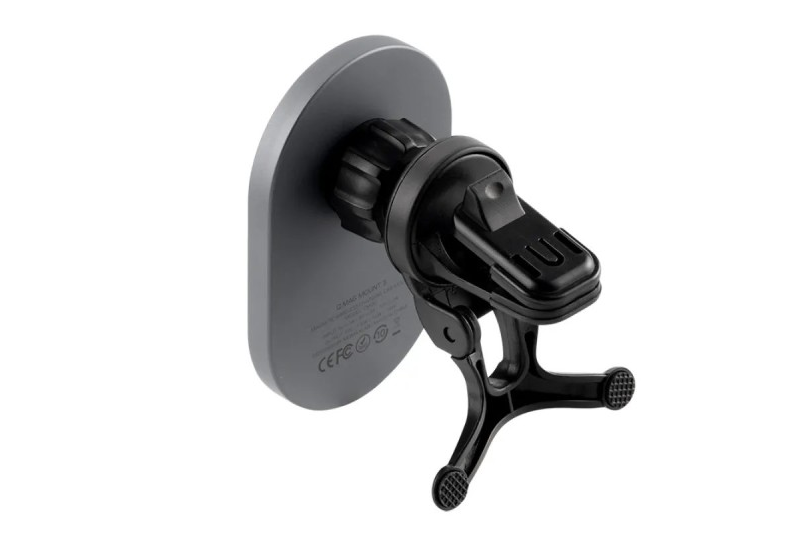 Держатель магнитный c Magsafe в воздуховод Momax Q.Mag Mount 3 15W серый