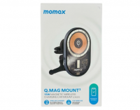 Держатель магнитный c Magsafe в воздуховод Momax Q.Mag Mount 3 15W серый