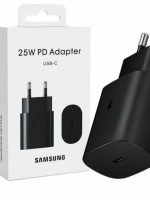 Сетевое зар. устр. для Samsung 25W PD TYPE-C в упаковке черное (Hicopy)