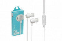 Наушники с микрофоном Celebrat G4 1.2м белые