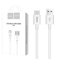 Usb Кабель-зарядка Micro Hoco X23 1м белый