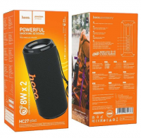 Bluetooth колонка Hoco HC27 BT5.4/1500mAh/2ч/16Вт/TF/FM/USB/AUX черная
