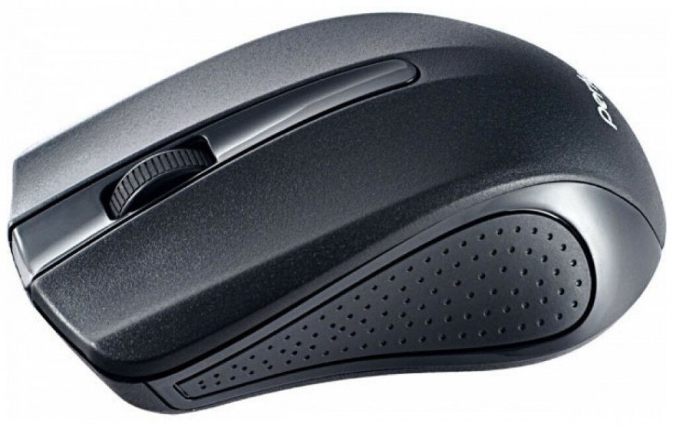 Perfeo мышь беспров., оптич. "Rainbow", 3 кн, DPI 1000, USB, чёрная