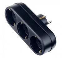 Сетевой фильтр Perfeo RuPower (3L3) 3 розетки 16A с заземлением черный