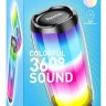 Bluetooth колонка Hoco Colorful TWS Speaker HC8 BT5.0/1800mAh/4ч/10Вт/TF/FM/USB/AUX черная