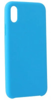 Чехол-накладка  i-Phone XS Max Silicone icase  №16 голубая