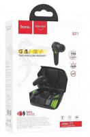 Беспроводные наушники TWS Hoco S21 BT5.0/40mAh (320mAh)/4ч черные