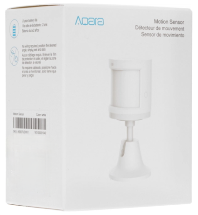 Датчик движения Xiaomi Aqara Smart Home Human Body Sensor RTCGQ11LM белый