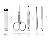 Набор для маникюра Xiaomi HUOHOU HuoHou Stainless Steel Nail Clipper Set HU0061