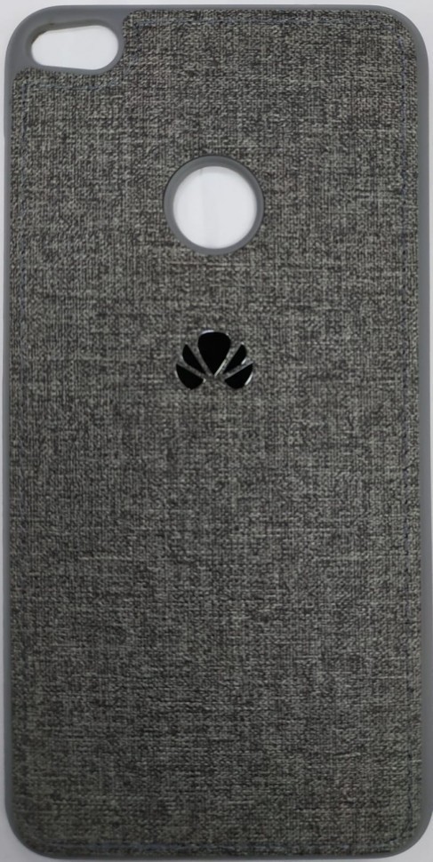 Накладка для Huawei Honor P8 lite (2017) силиконовая ткань с логотипом в ассортименте