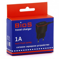 Сетевое зар. устр. BIOS MicroUSB 1A черное
