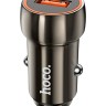 Автомобильное заряд. устр. Hoco Z46 1USB QC3.0 18W серое
