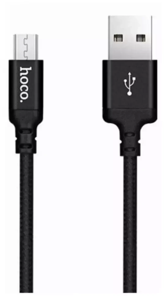 Кабель Hoco X14 Times Speed USB-microUSB 2 м, черный