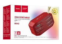 Bluetooth колонка Hoco BS42 BT5.0/500mAh/2ч/5Вт/TF красная