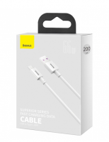 Usb Кабель-зарядка TYPE-C Baseus Foamed Silicone 100W 1м (E0426801) белый
