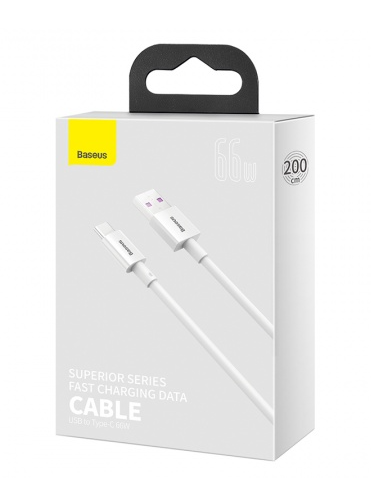 Usb Кабель-зарядка TYPE-C Baseus Foamed Silicone 100W 1м (E0426801) белый