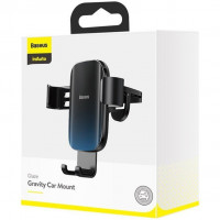 Держатель в автомобиль в воздуховод Baseus Glaze Gravity Car Mount SUYL-LG01 черный