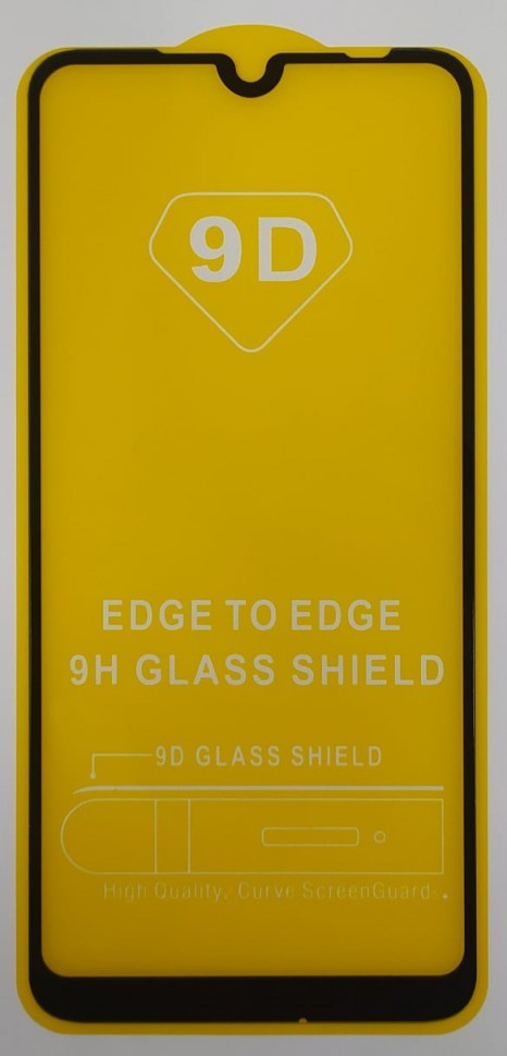 Защитное стекло для Xiaomi Redmi S3/Y3 9D черное
