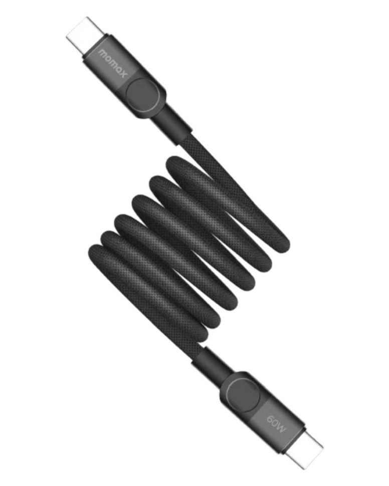Usb Кабель-зарядка Type-C на Type-C Momax Mag Link 60W DC60D 1м черный