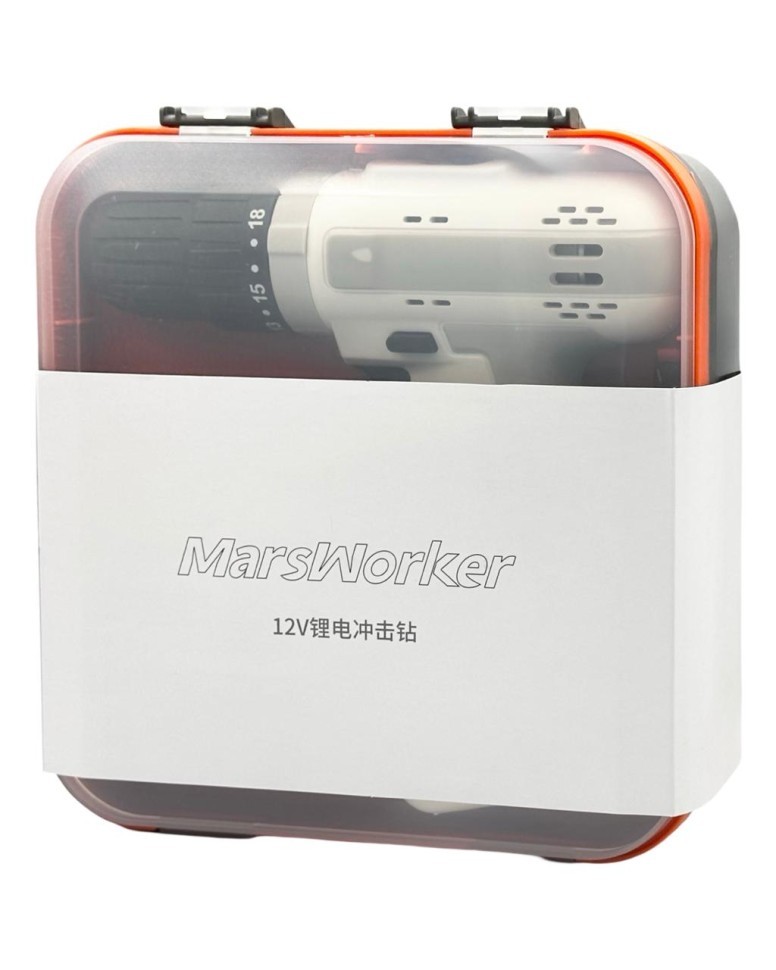 Аккумуляторная ударная дрель-шуруповерт Xiaomi MarsWorker 12V Lithium Impact Drill (белая), шт