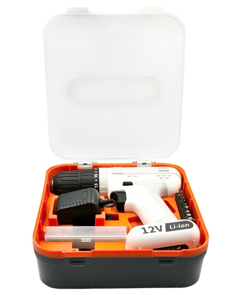 Аккумуляторная ударная дрель-шуруповерт Xiaomi MarsWorker 12V Lithium Impact Drill (белая), шт