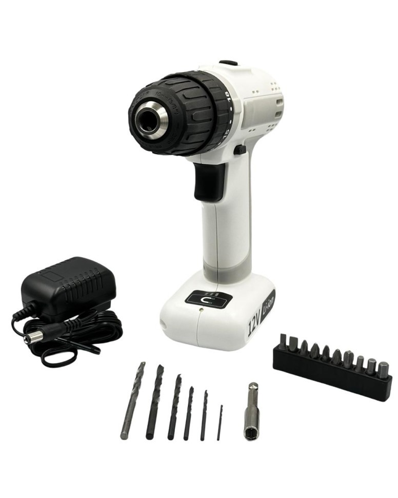 Аккумуляторная ударная дрель-шуруповерт Xiaomi MarsWorker 12V Lithium Impact Drill (белая), шт