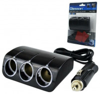 Разветвитель прикуривателя Olesson 1521 12/24В 3 гнезда