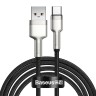 Usb Кабель-зарядка TYPE-C Baseus Cafule Series Metal Data Cable 66W 2м (CAKF000201) черный
