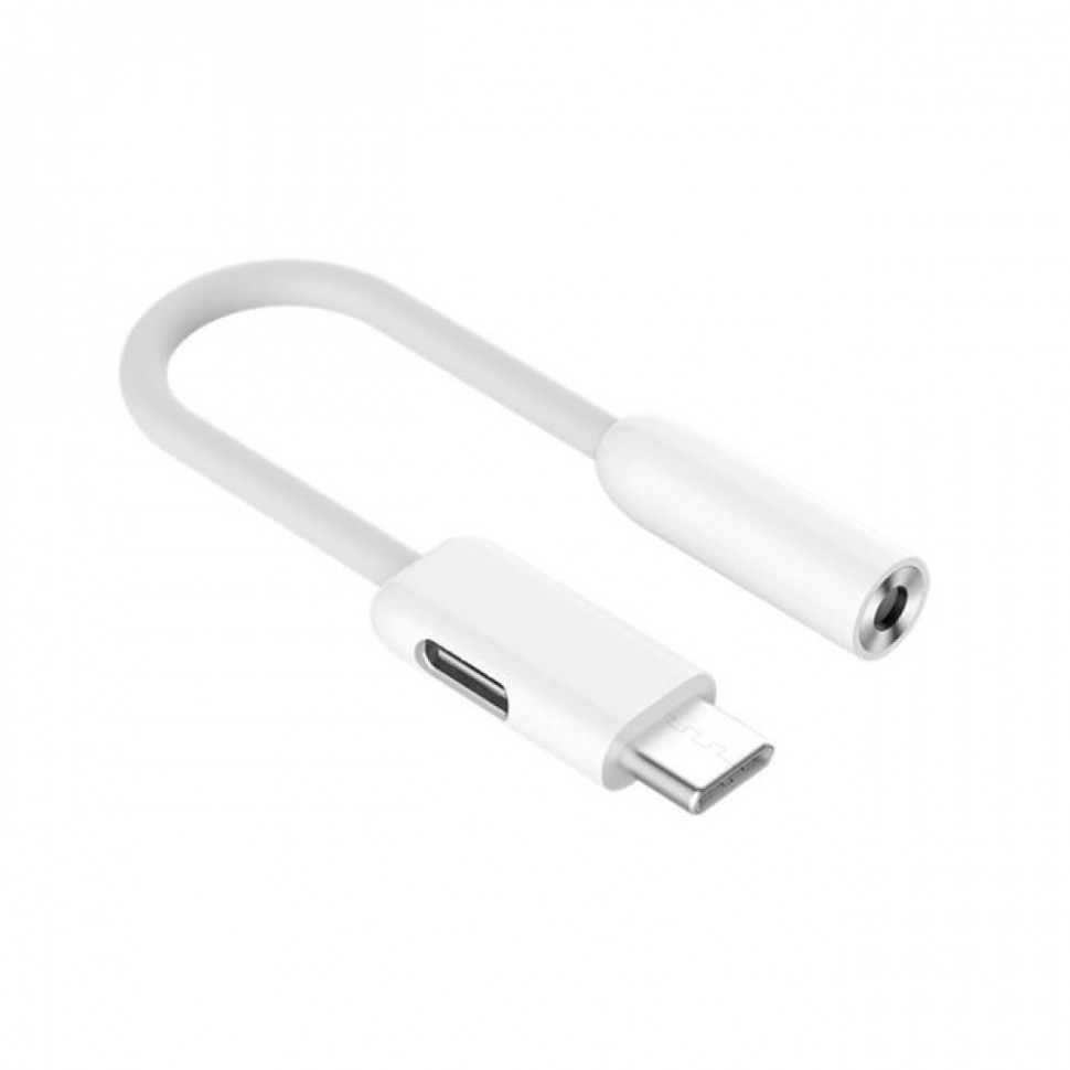 Адаптер ZMI Type-C на Jack 3.5мм AL711 белый