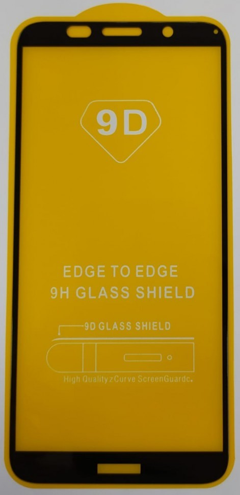 Защитное стекло для Huawei Honor Y5 Prime/Lite/Honor 7A (2018) 9D черное