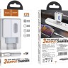 Сетевое зар. устр. Hoco C75 с шнуром Type-C 2USB, 2.4A белое