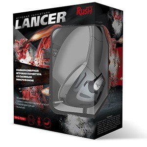 Игровая гарнитура Smartbuy RUSH LANCER, складная конструкция, съемный микрофон (SBHG-7000)/40