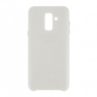 Накладка для Samsung Galaxy A6 Plus (2018) Silicone cover серая