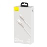 Usb Кабель-зарядка TYPE-C Baseus Cafule Series Metal Data Cable 66W 2м (CAKF000202) белый
