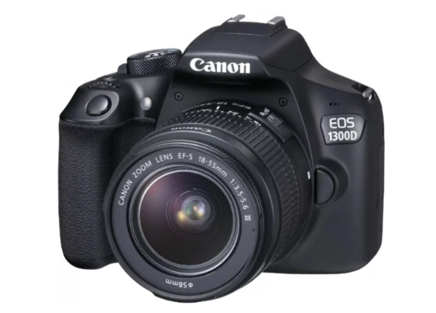 Фотоаппарат Canon EOS 1300D Kit 18-55mm f/3.5-5.6 DC III, черный
