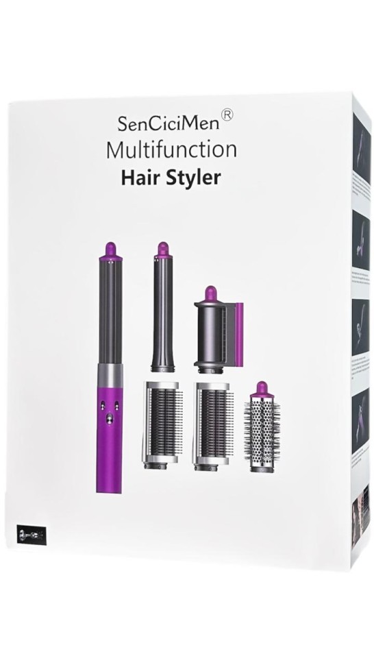 Мультистайлер SenCiciMen X9 Pro EU( европейской вилкой) Насадок 6шт розовый