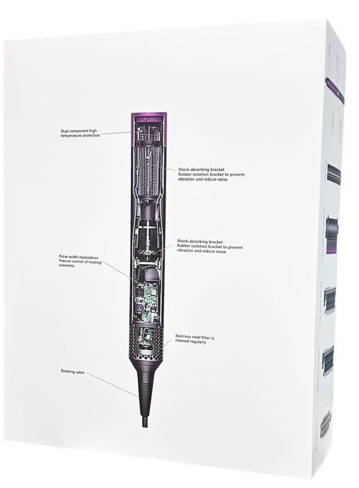 Мультистайлер SenCiciMen X9 Pro EU( европейской вилкой) Насадок 6шт розовый