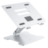 Охлаждающая подставка c USB-хабом для ноутбука Orico LST-4A 4xUSB3.0 серебристая