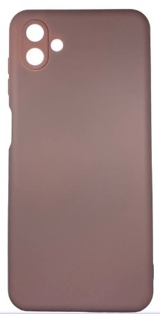Накладка для Samsung Galaxy A04 Silicone cover без логотипа пудро
