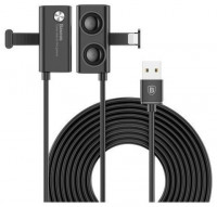Usb Кабель-зарядка Lightning Baseus Suction Cup 2.4A 1м CALXP-A01) черный