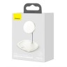 Беспроводное зарядное устройство Baseus Swan Magnetic 15W QC 3.0 (WXSW-02) белое