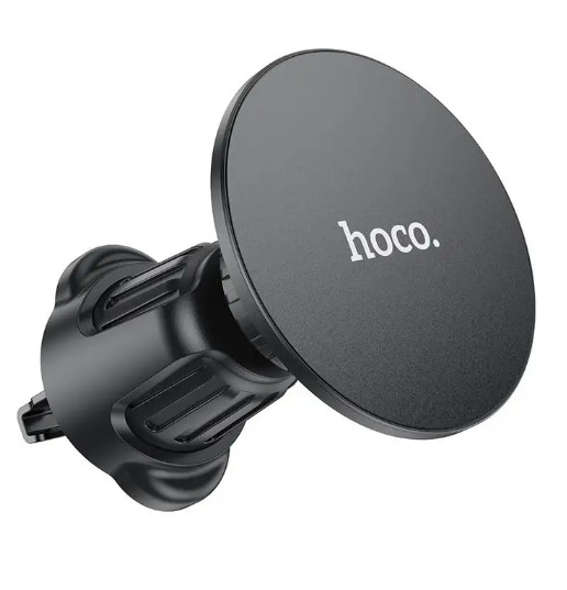 Держатель в автомобиль в воздуховод Hoco H12 магнитный черный